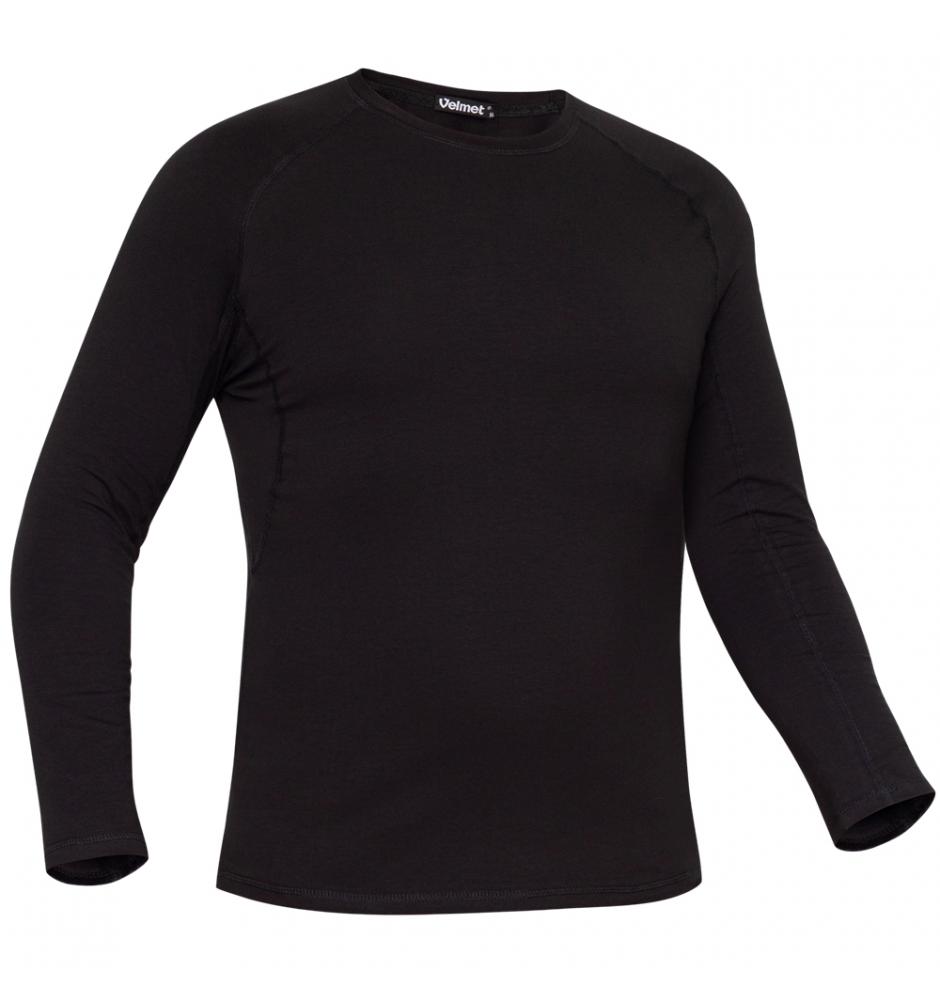 Velmet Long Sleeve T-Shirt  V-TAC - Cotton Black
