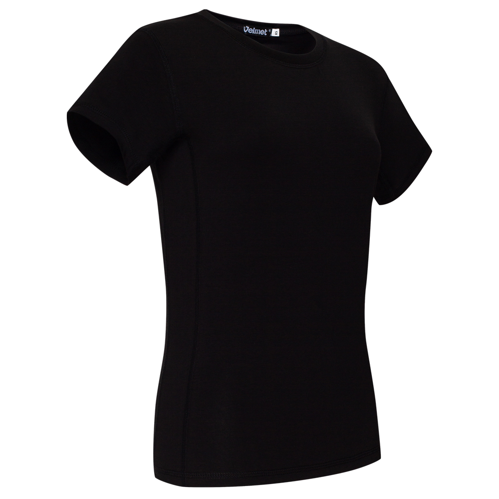 Летняя женская футболка 100% Cotton Black
