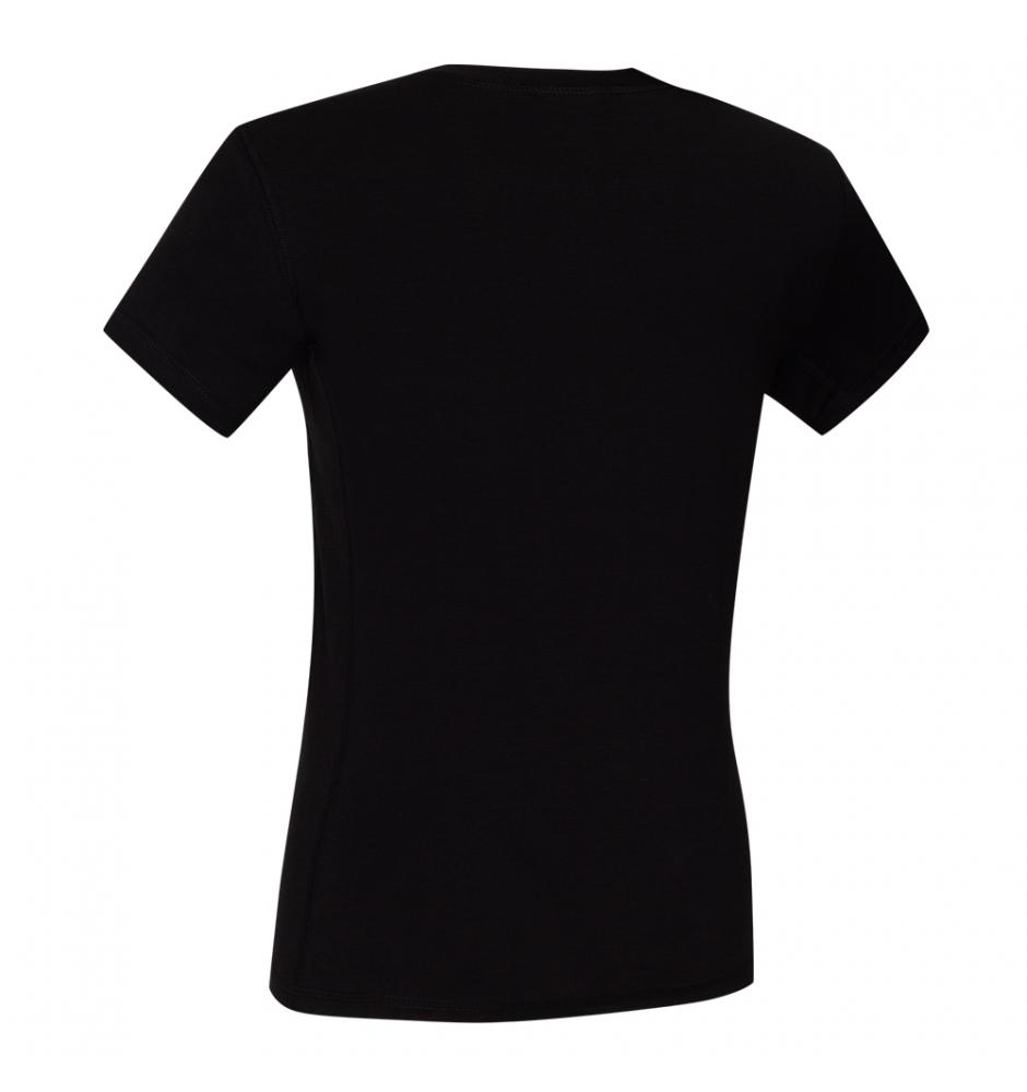 Летняя женская футболка 100% Cotton Black