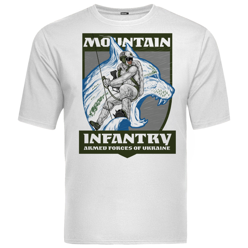 Velmet T-Shirt G2 - MOUNTAIN INFANTRY White