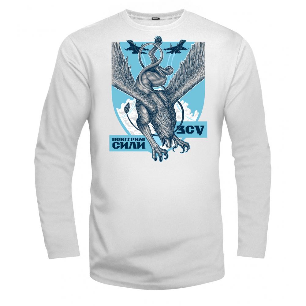 Velmet Long Sleeve G2 - AIR FORCES OF THE ARMED FORCES OF UKRAINE White