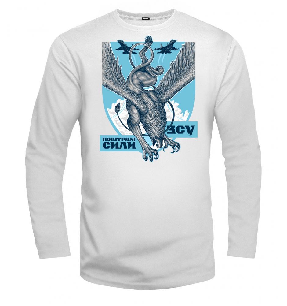 Velmet Long Sleeve G2 - AIR FORCES OF THE ARMED FORCES OF UKRAINE White