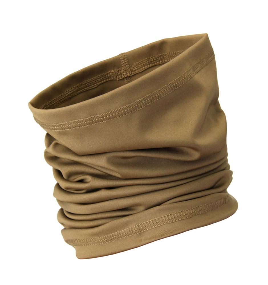 Military Summer Neck Gaiter 100% Polyester Coyote