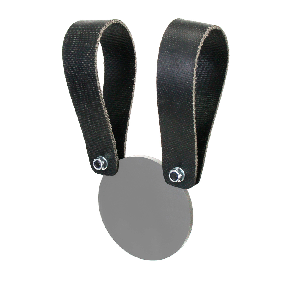 Rubber loops for fastening of gongs of targets are reinforced