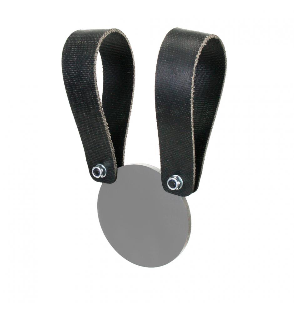 Rubber loops for fastening of gongs of targets are reinforced