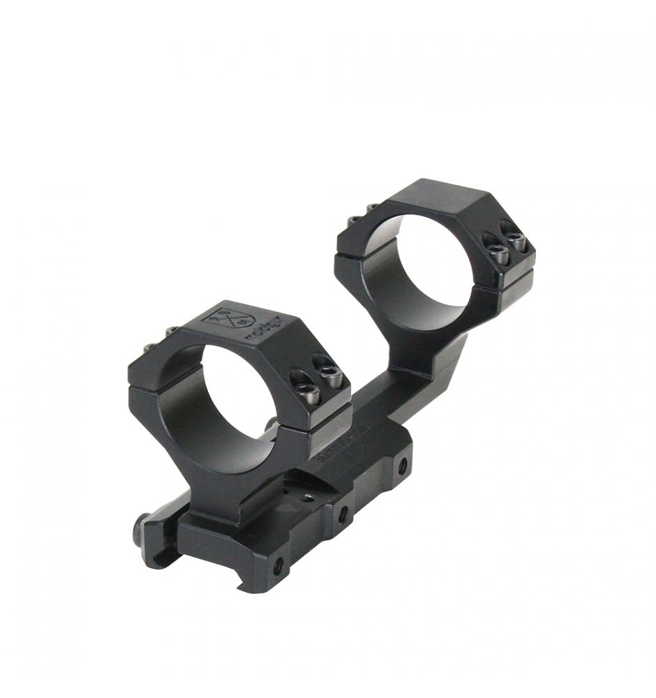 Monobloc mount for optics 30mm with a projection in front for AR15