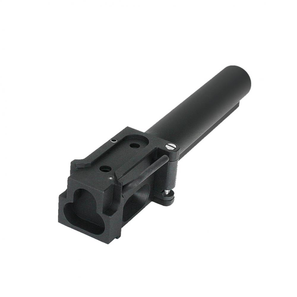 Telescopic stock adapter pipe for Kalashnikov machine gun