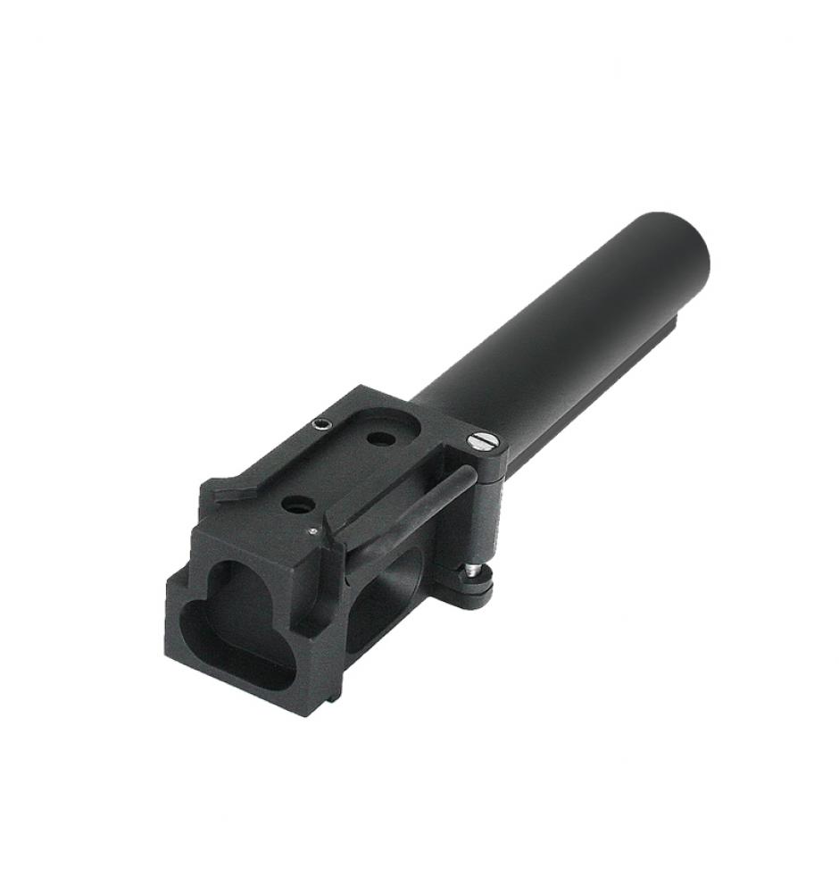 Telescopic stock adapter pipe for Kalashnikov machine gun