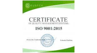 Velmet Has Implemented A Quality Management System ISO 9001