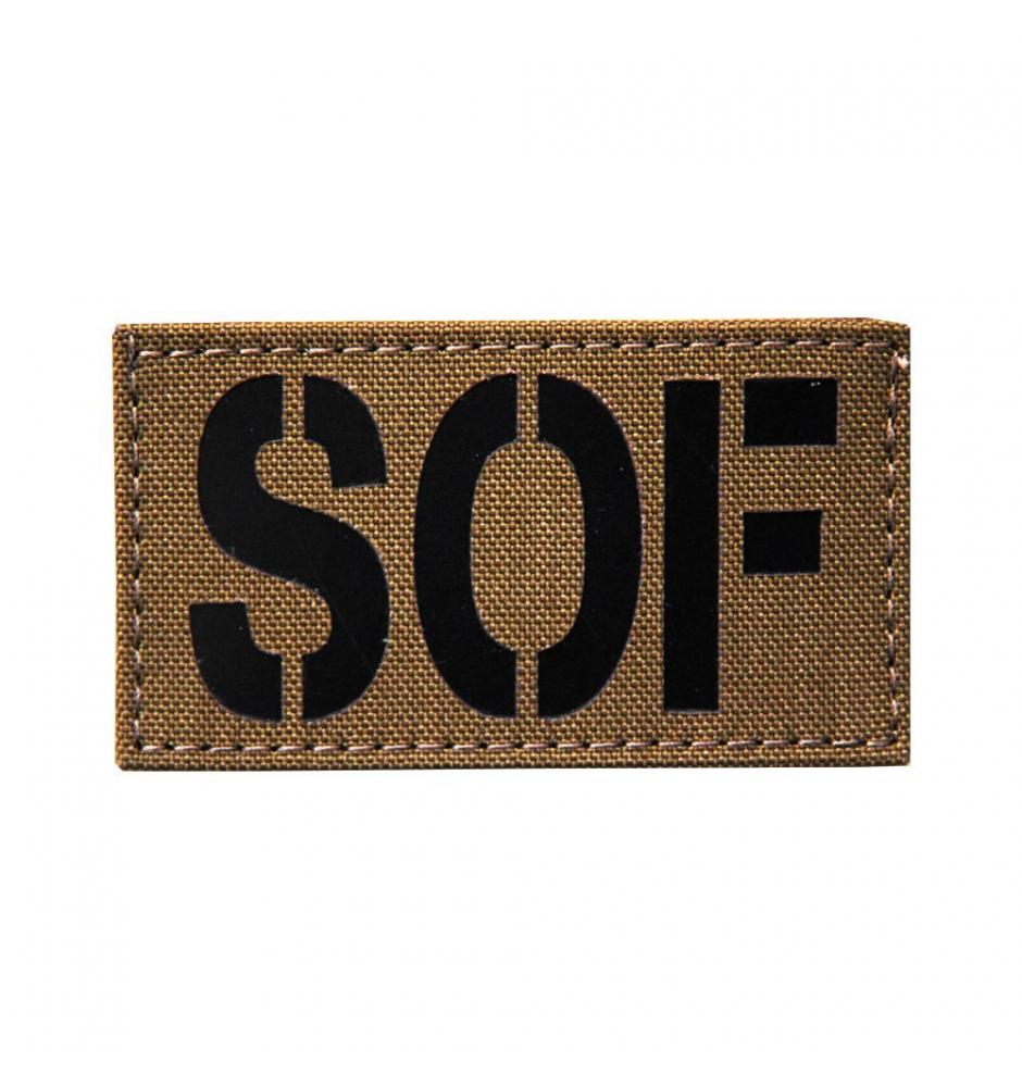 Patch "SOF" 45*80 Coyote