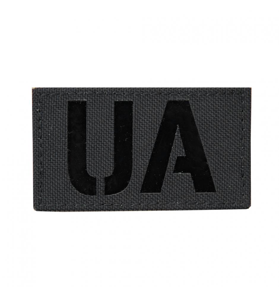 IRR patch "UA" Black 45*80