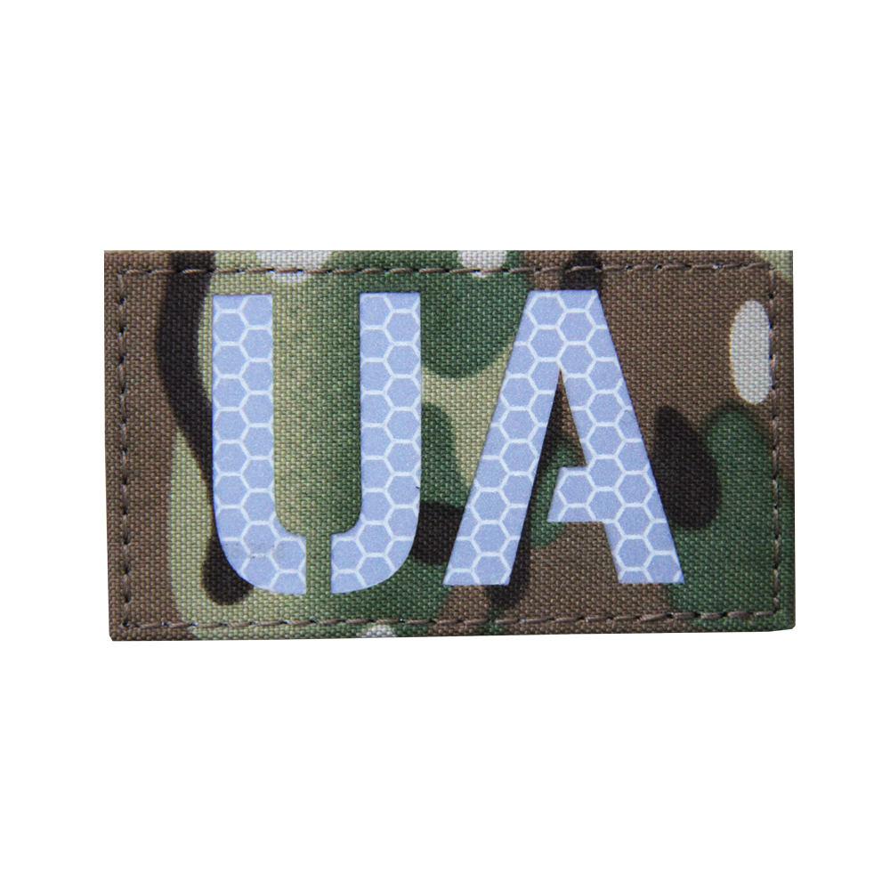 Reflective patch "UA" 45*80 V-Camo
