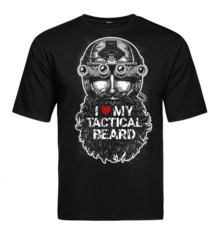 Velmet T-Shirt  V-TAC - Tactical Beard Black