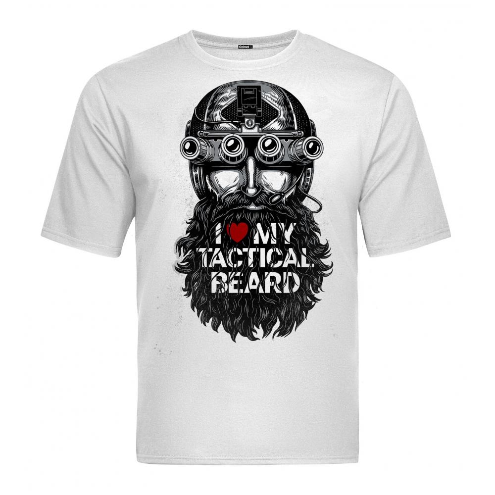 Velmet T-Shirt  V-TAC - Tactical Beard White