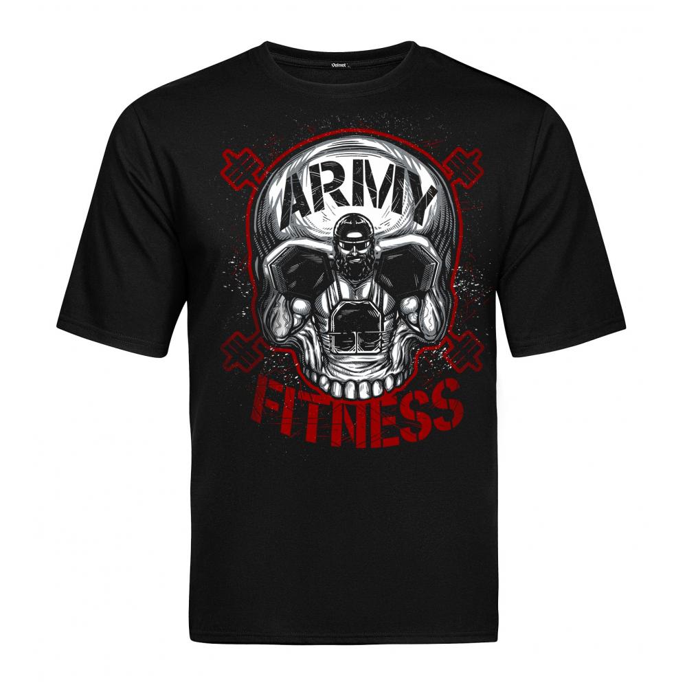 Velmet T-Shirt  V-TAC - Army Fitness Black