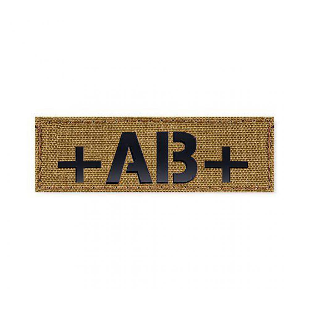 Blood Type Patch 25 * 80 (AB+) Coyote