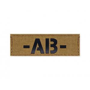 Blood Type Patch 25 * 80 (AB-) Coyote