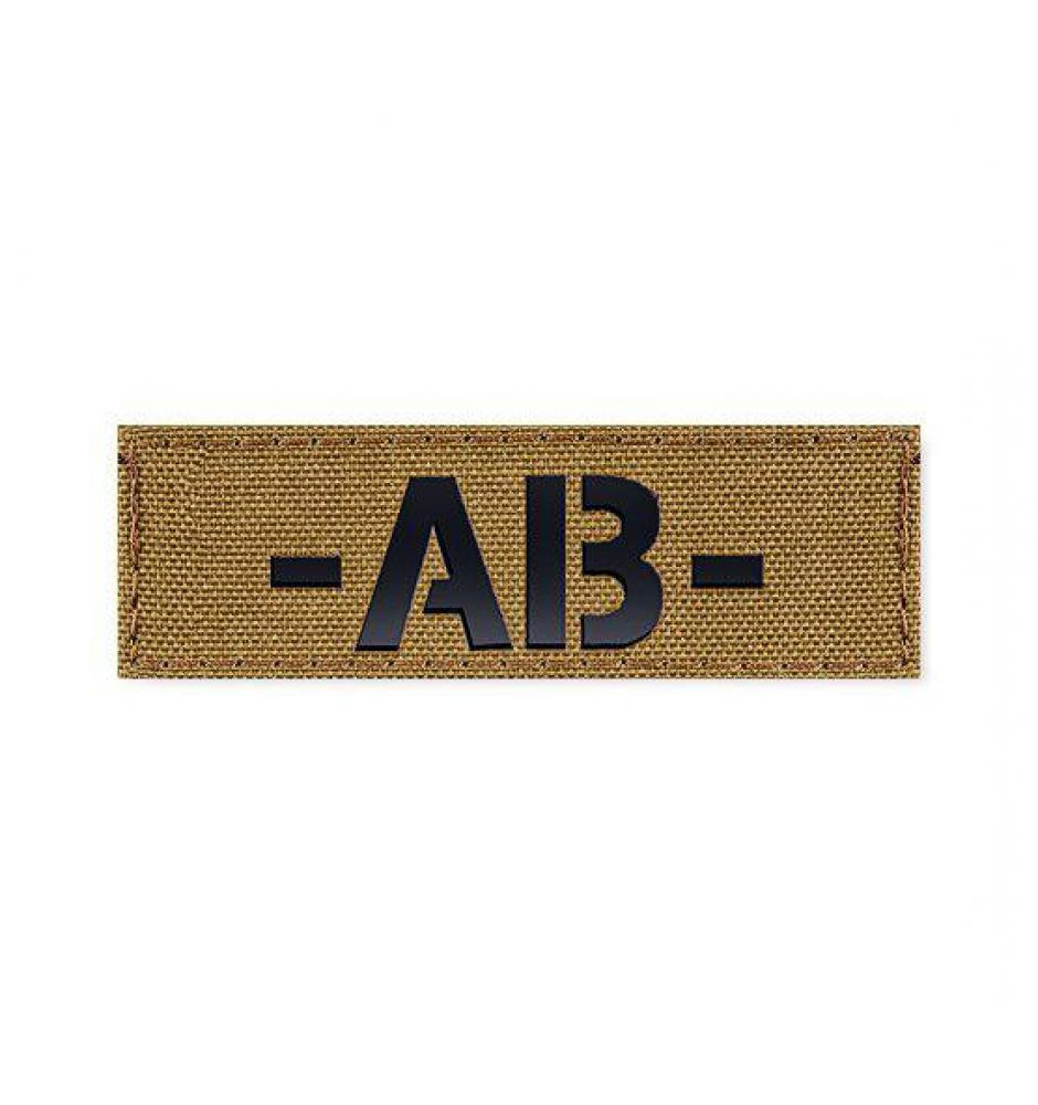 Blood Type Patch 25x80 (AB-) Coyote